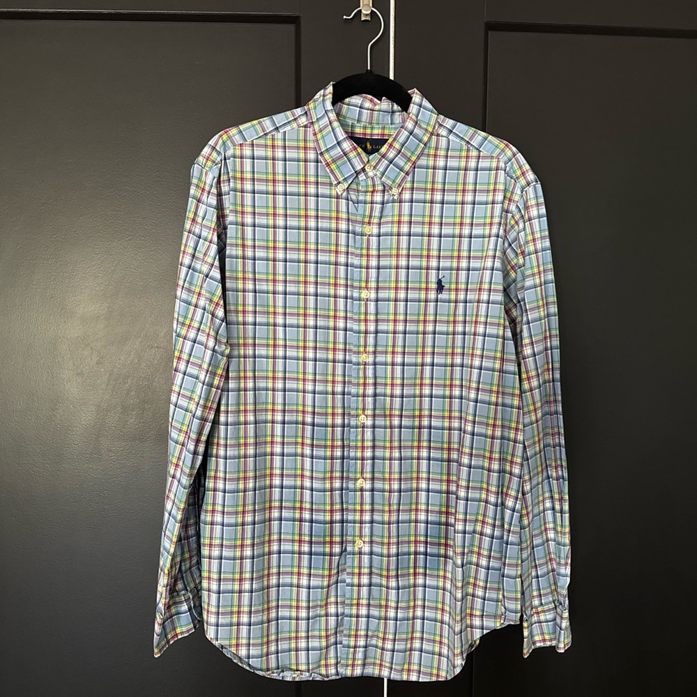 Polo Men's Multicolor Plaid Shirt
